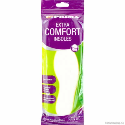 2 Pack Pair Shoe Insoles Anti Odour & Extra Comfort UK Mens Women Size 3- 11