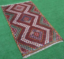 Tapis turc kilim 34''x56'' tissé à la main Konya Cicim Kilim 87x144cm Area Rug