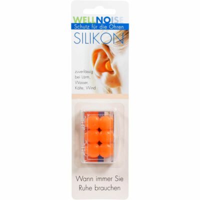 WELLNOISE Ohrenstopfen orange Blister 6 St PZN01711269