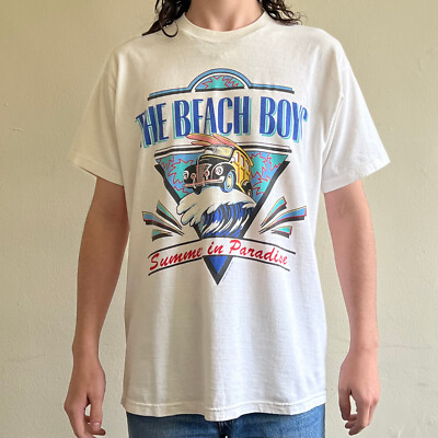 レア‼️BEACH BOYS リンガーTシャツコピータッチ1995 vinteg