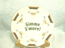 S'mores Set Of 3 Plates 8" See Description 