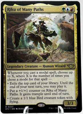 Riku of Many Paths 0227 Outlaws of Thunder Junction OTJ MTG NM