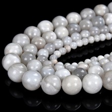Natural White Crazy Lace Agate Gemstone Round 4MM 6MM 8MM 10MM Loose Beads D548