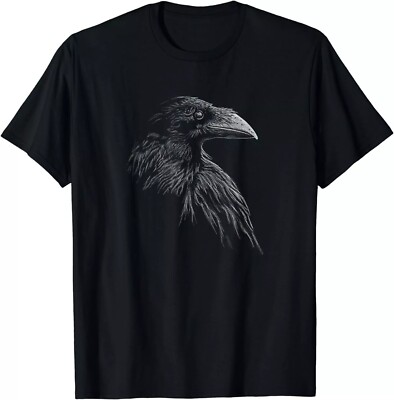 2025/NEW LIMITED Cool Black Raven Design Great Gift Idea Tee T-Shirt S-3XL