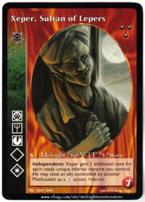 Xeper, Sultan of Lepers Baali Heirs to the Blood V:TES VTES Vampire CCG