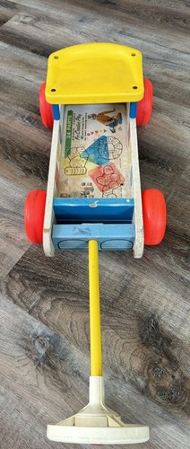 Vintage Fisher Price #987 Creative Coaster - Ride on Wagon - Picture 7 of 9