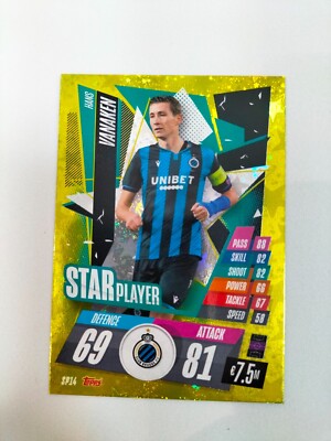 2020 / 2021 Hans Vanaken Star Player SP14 TOPPS Champions League