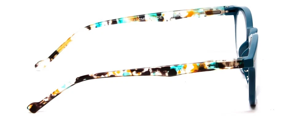 Calabria MDR8003 Round Reading Glasses +7.00 Teal Green Women Single Power Reade - Image 3 of 4