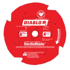 (J) Diablo D0604DHA 6-1/2" x 4-Teeth HardieBlade™ Saw Blade for Fiber Cement