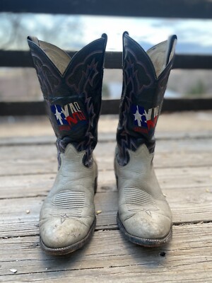 Rare Vintage 1980s TONY LAMA Texas SesquiCentennial BOOTS Size 11