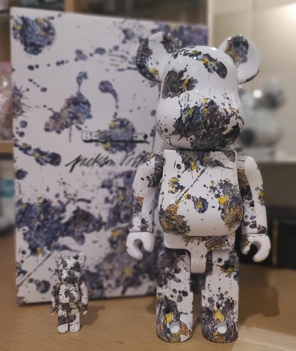 Be@rbrick Bearbrick Jackson Pollock Studio 100% 400% Set