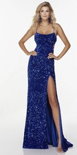 BNWT, Alyce Paris Formal Gown/Prom Dress, Style 61186, Royal Blue, Size 00.