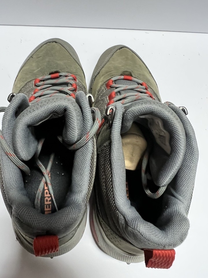 Merrell Men's Zion Mid Hiking Boot Green Leather Size 8 M eBay