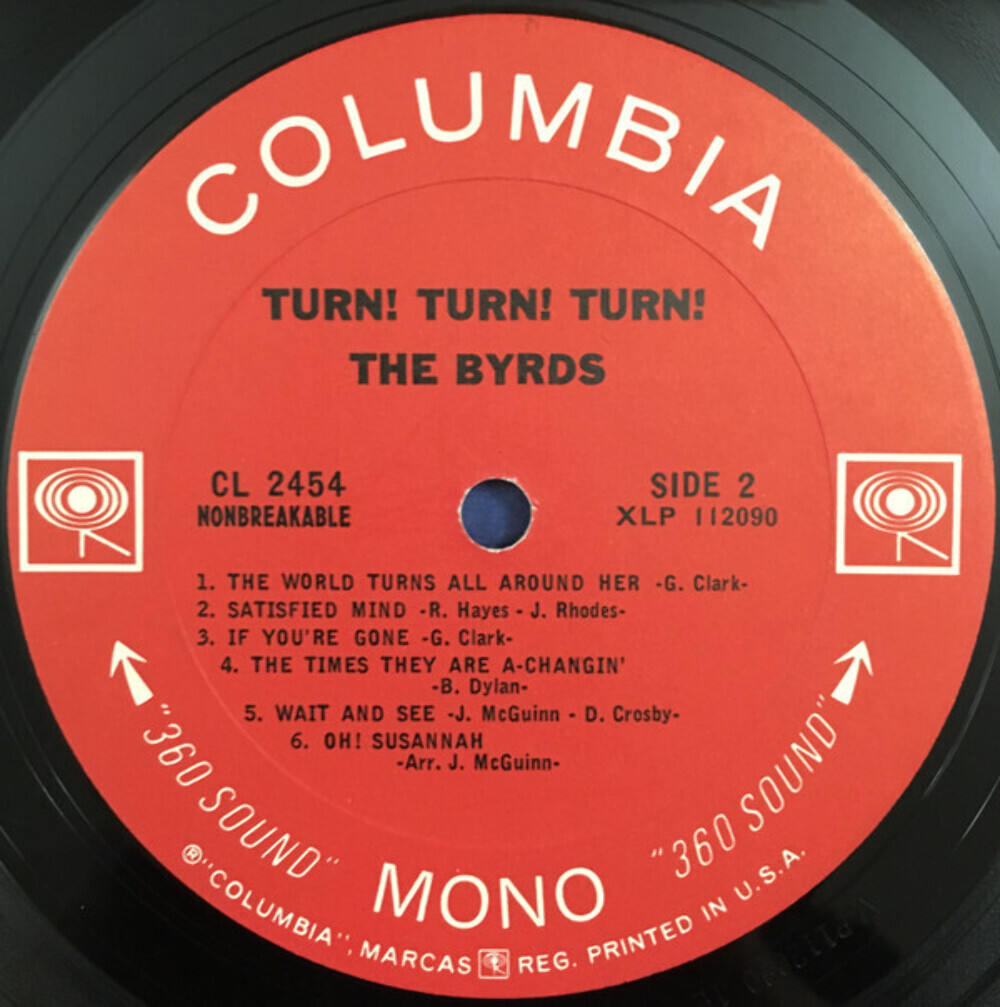 The Byrds - Turn! Turn! Turn! (LP, Album, Mono, Pit) | eBay