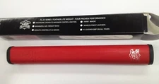 New The Grip Master Leather Stitchback Jumbo Putter Grip - Colorado Red