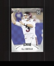 2021 Leaf Draft #12 K.J. Costello ROOKIE CARD