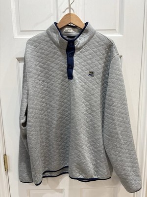 Holderness & Bourne Quilted Crewneck Pullover/ Laurel Creek Country Club logo