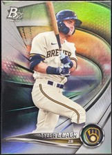 2022 Bowman Platinum Top Prospects Insert #TOP-71 Tyler Black Milwaukee Brewers
