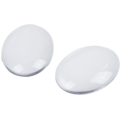 10 Stück Oval Kristall Transparent Klarglas Cabochon Kuppel Dekor 30X40mm T6M5)