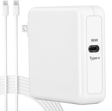 USB C Charger for MacBook Air Pro 96W Charge Block Power Adapter Cable