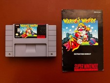 Wario's Woods + Manual - Super Nintendo (SNES) NTSC - AUTHENTIC