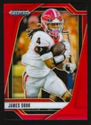 2025 Panini Prizm Draft Picks Football Red James Cook #175