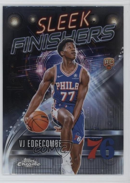 2025-26 Topps Chrome Sleek Finishers VJ Edgecombe #SF-23 Rookie RC