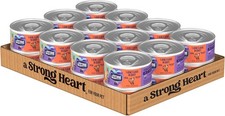 A Strong Heart Wet Dog Food, T-Bone Flavor in Gravy - 5.5 oz Cans Pack of 24 ,