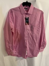 Van Heusen Mens Stretch Flex Button Up Dress Shirt, Desert Rose 17-34/35