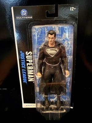 McFarlane Toys DC Multiverse Black Suit Superman Justice League 7'' Figure NEW