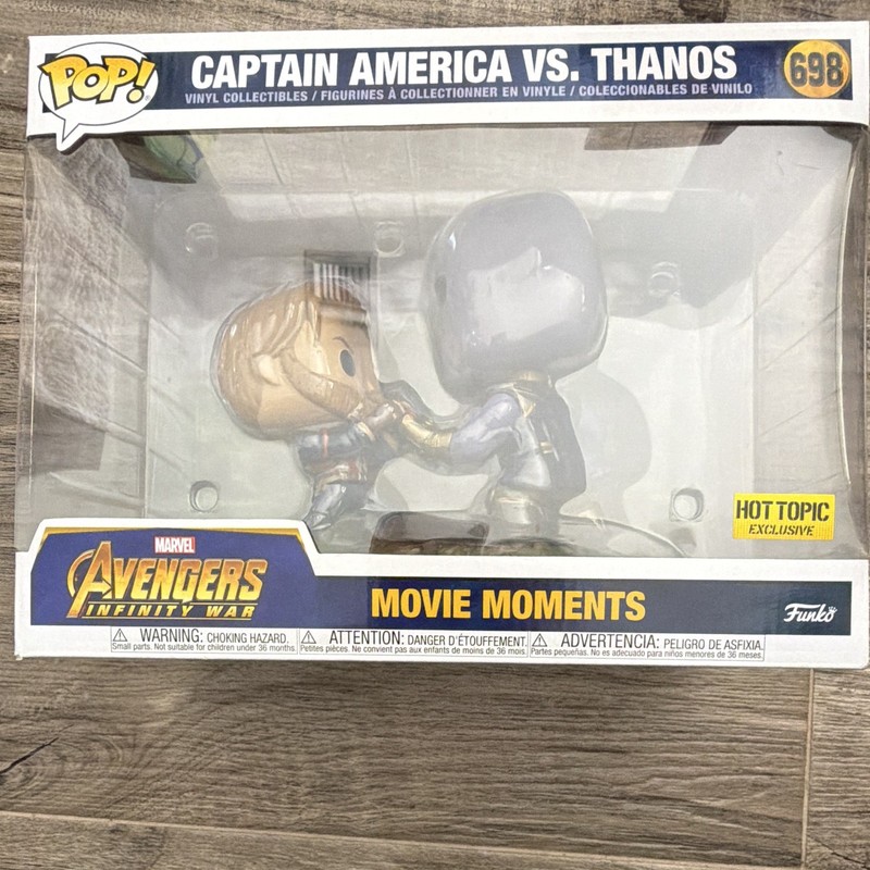 Funko Pop! Movie Moments Captain America vs Thanos #698 Hot Topic Exclusive