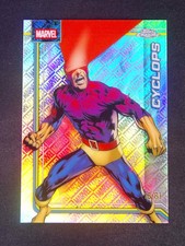 2026 Topps Chrome Marvel Comics Cyclops #24 Marvel Logofractor /61