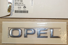 1x Original Opel Typenschild,  Schriftzug Emblem Badge Hinten, 9196297, NEU