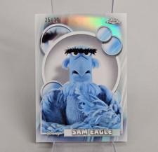 2026 Topps Chrome Disney Sam Eagle #60 Pearl Refractor 25/30 Rare SP Muppets