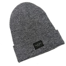 Rag & Bone Addison Beanie Grey Marled Knit Wo...