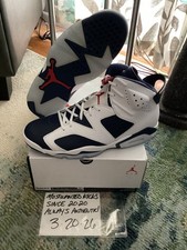 DS 2024 Nike Air Jordan Retro 6 Olympic Uomo Taglia 13