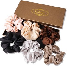 Scrunchies for Women, Satin Hair Softer Than Silk Ties Sleep, Big Scrunchy