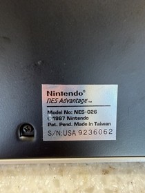 NES ADVANTAGE CONTROLLER FOR ORIGINAL NINTENDO SYSTEM JOYSTICK 2 PLAYER NES 062