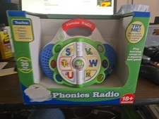 NEW 2002 Leap Frog Phonics Radio Educational Alphabet Musical Learning Toy WORKS