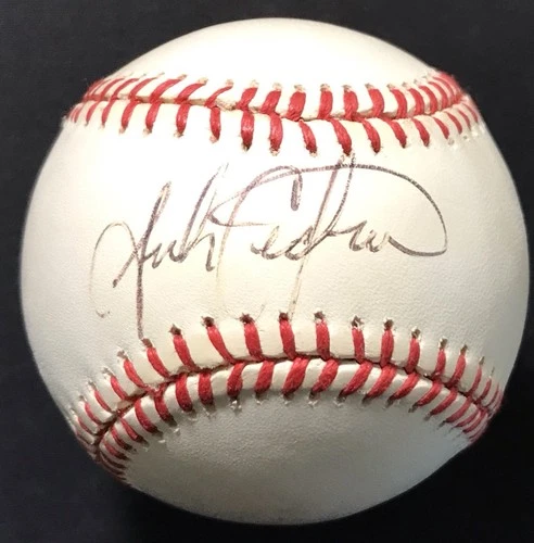 Autographed Baseball   ARCHI CIANFROCC /   with Original Bill White  NL Box. GTP