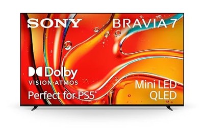 SONY 65'' MINI LED QLED 4K ULTRA HD TV BRAVIA 7 SMART K-65XR70C - BLACK