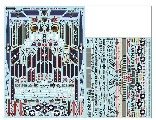 Furball 1/48 decals USN F-14 Tomcats Colors & Markings Part XIII - FDS48-032 - Image 2 of 4