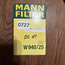 Filtro de aceite Mann para VW Volkswagen Jetta Passat Audi A4 Quattro W940/25
