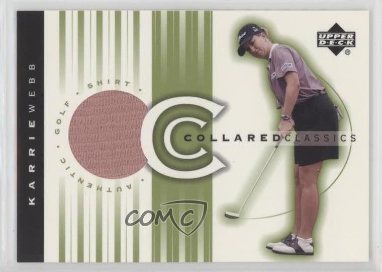 2003 Upper Deck Collared Classics Karrie Webb #CC-KW Rookie RC 04wo