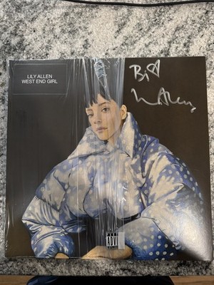 Lily Allen - West End Girl SIGNED IN PERSON BLACK VINYL 