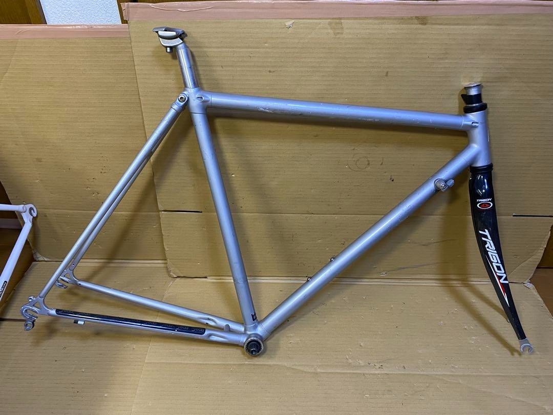 Bridgestone Trigon Road Bike Frame Set with Carbon Fork Size M F/S