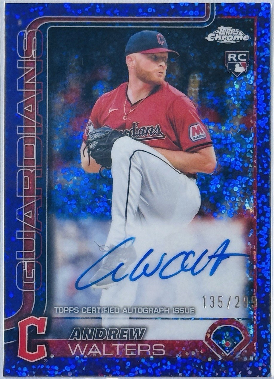 2025 Topps Chrome Update Series - Autographs Andrew Walters #RA-AW ...