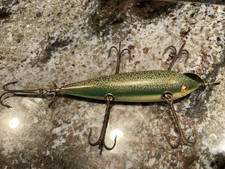 Vintage Heddon 700 Musky Minnow Fishing Lure 5 HOOK Antique Tackle Box Bait Pike