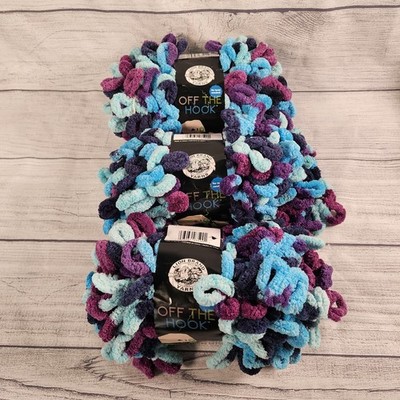 (3 Pack) Lion Brand Yarn 516-210AS Off the Hook Loop Yarn, Hypnotic