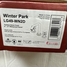 Pfister LG49-WN2D Winter Park 1.2 GPM Widespread Bathroom Faucet - Nickel